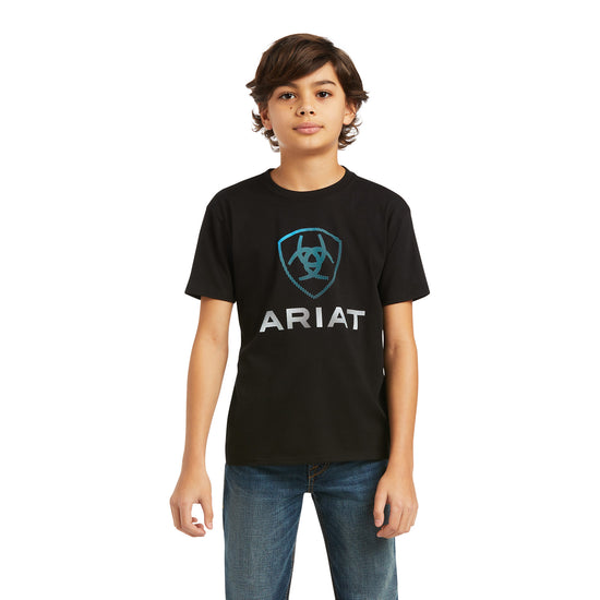 Ariat® Youth Boy's Short Sleeve Black Blends T-Shirt 10039935
