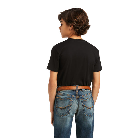 Ariat® Children's Viva Mexico Black Short Sleeve T-Shirt 10039939