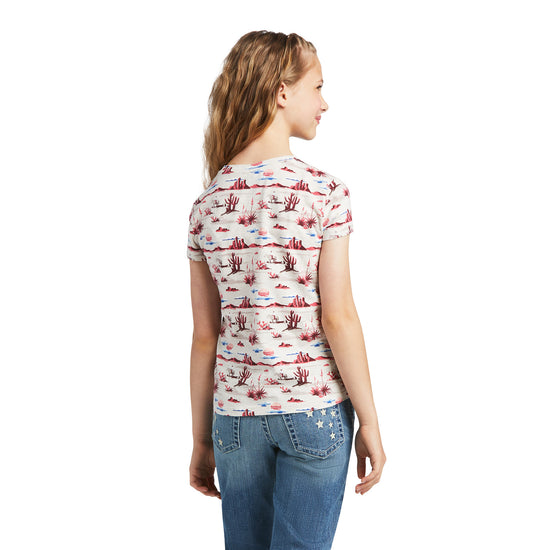 Ariat Girl's REAL Yuma Landscape Print T-Shirt 10039503