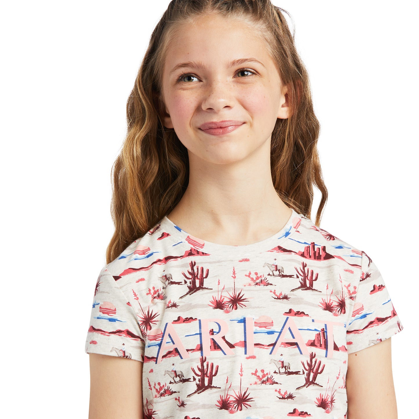 Ariat Girl's REAL Yuma Landscape Print T-Shirt 10039503