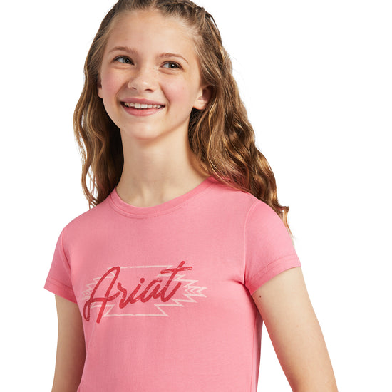 Ariat® Girl's R.E.A.L.™ Border Graphic Confetti T-Shirt 10039504
