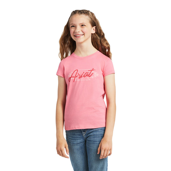 Ariat® Girl's R.E.A.L.™ Border Graphic Confetti T-Shirt 10039504