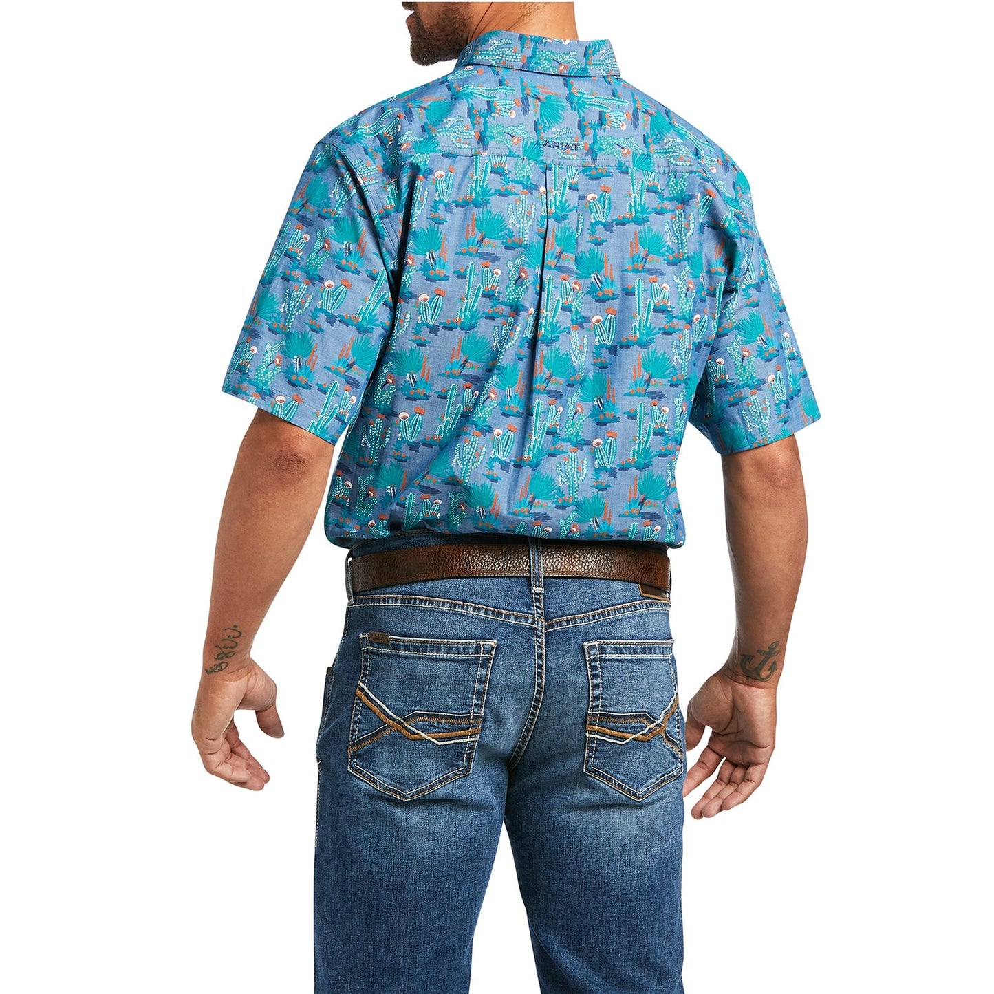 Ariat Men's Daxton Classic Mint Short Sleeve Button Down Shirt 10039247