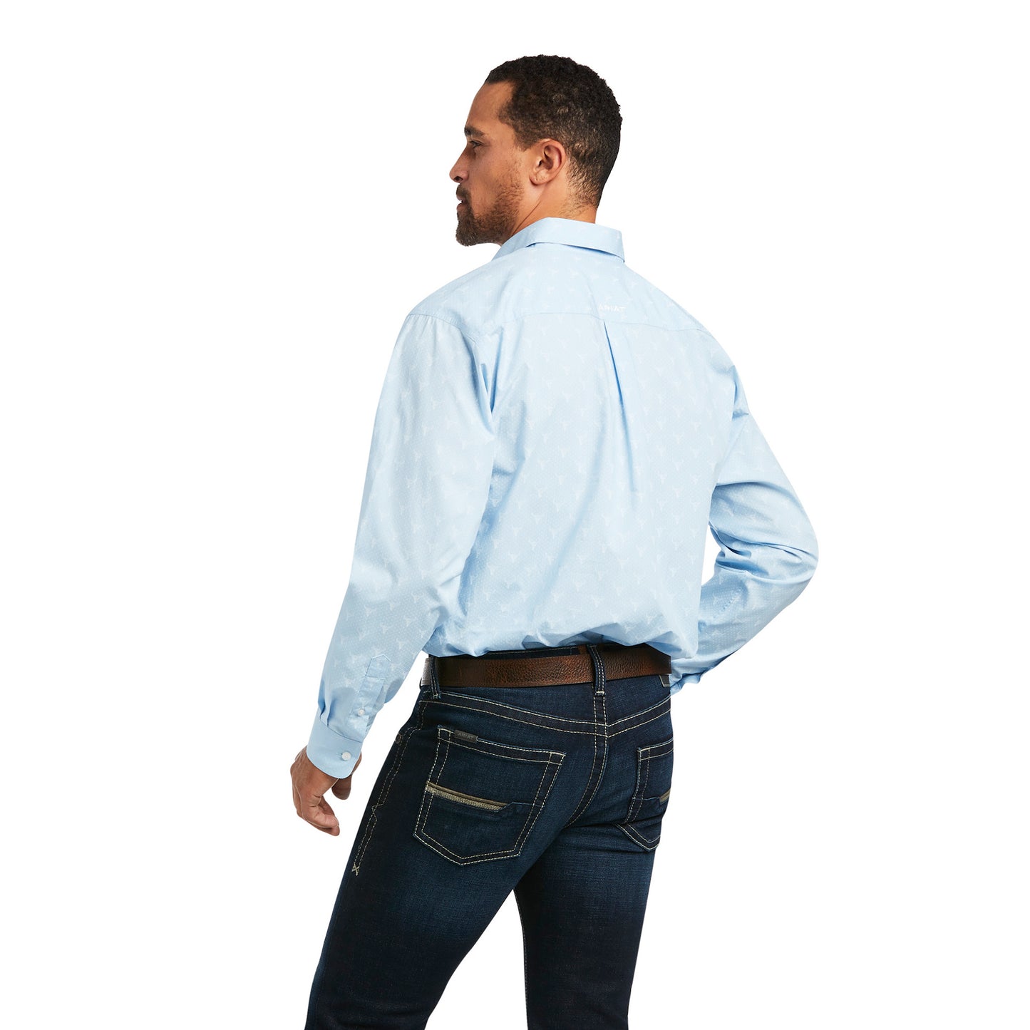 Ariat® Men's Blue Long Sleeve Button Down 10039258