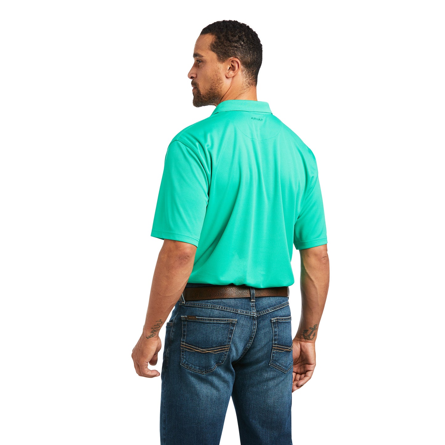 Ariat Men's TEK Mint Polo Short Sleeve Shirt 10039379