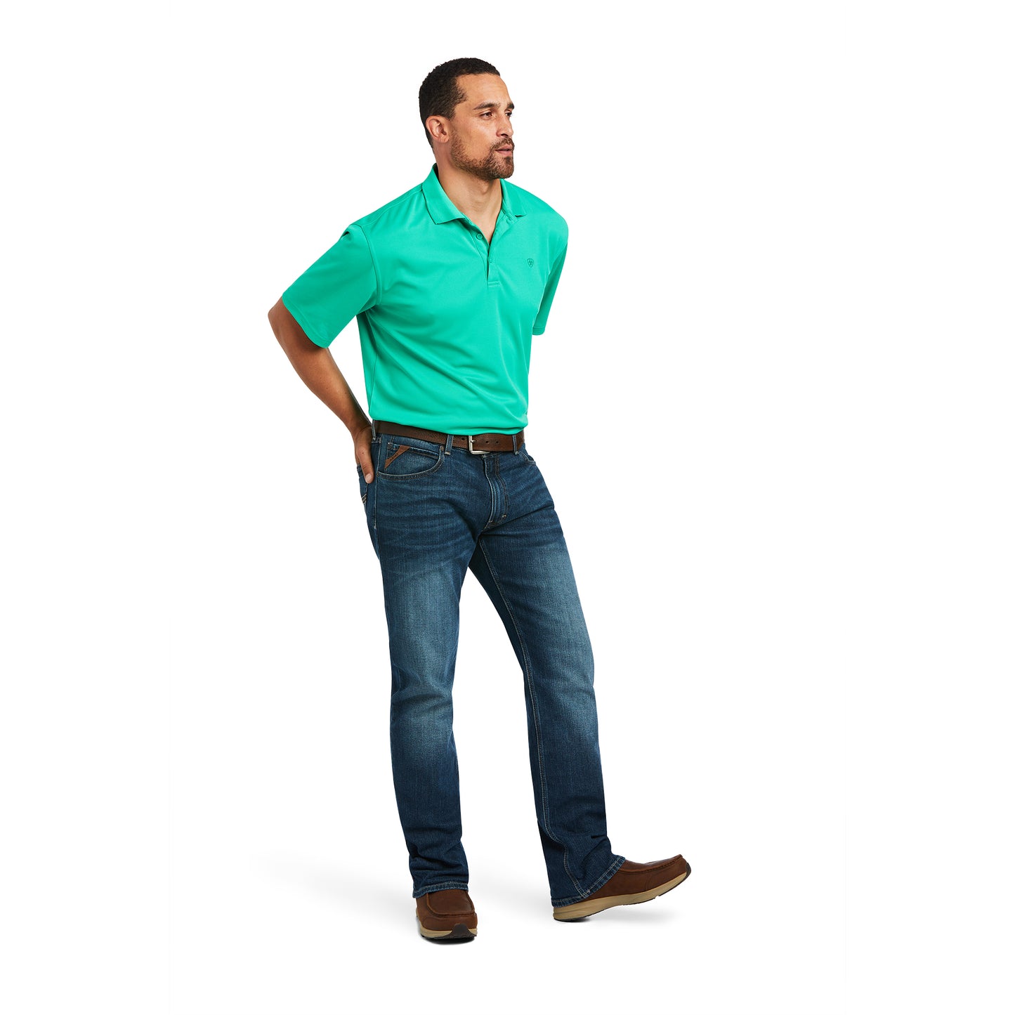 Ariat Men's TEK Mint Polo Short Sleeve Shirt 10039379
