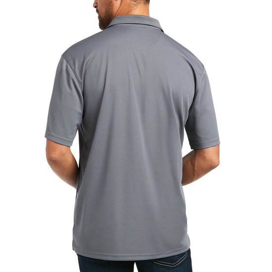 Ariat Men's TEK 2.0 Carbon Zero Polo Short Sleeve Shirt 10039412