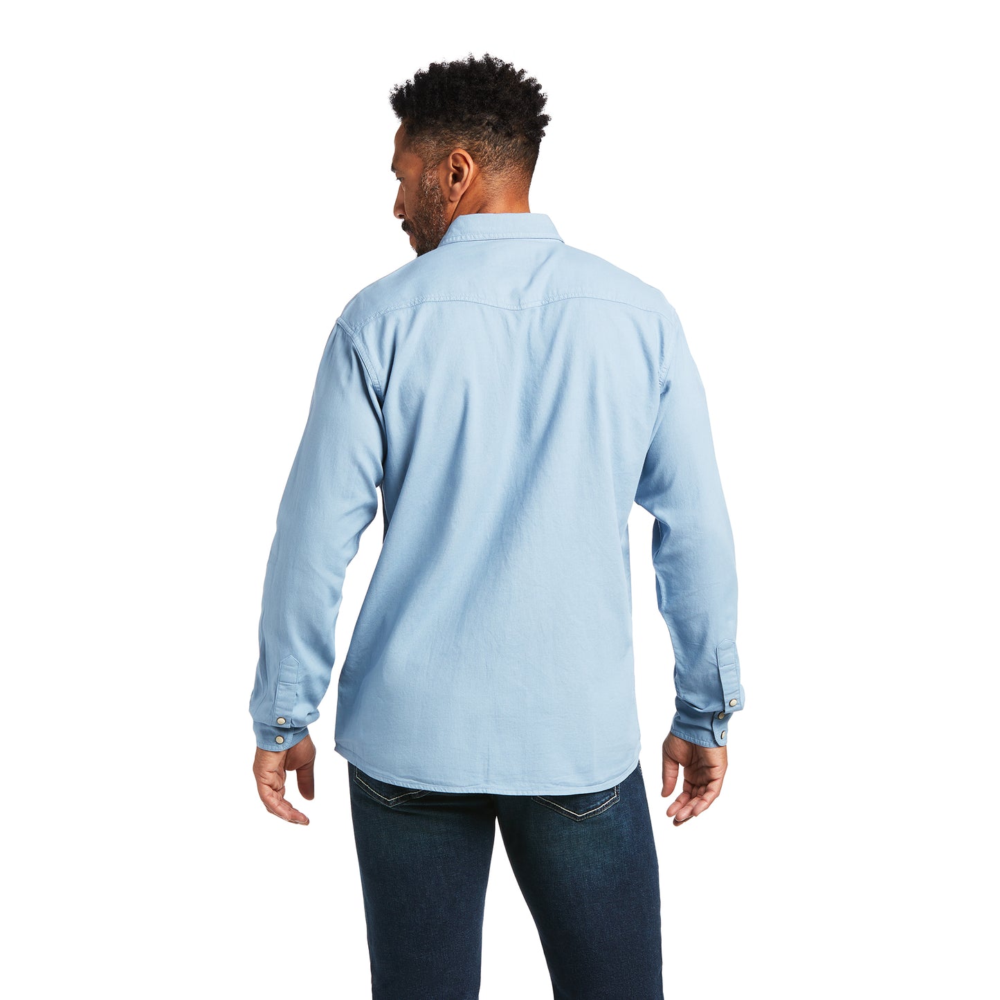 Ariat® Men's Retro Blue Shadow Long Sleeve Snap Down Shirt 10039441