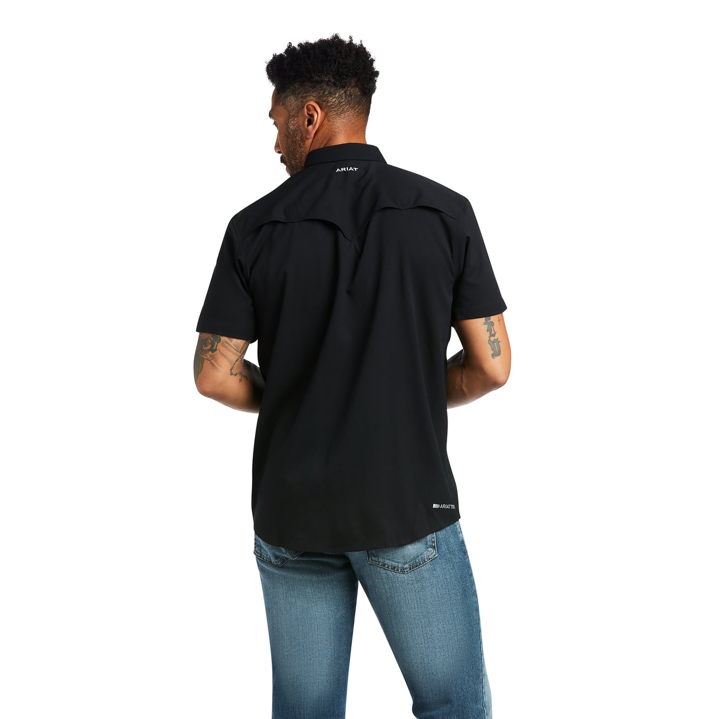 Ariat® Men's VenTEK™ Western Black Button Down Shirt 10039572