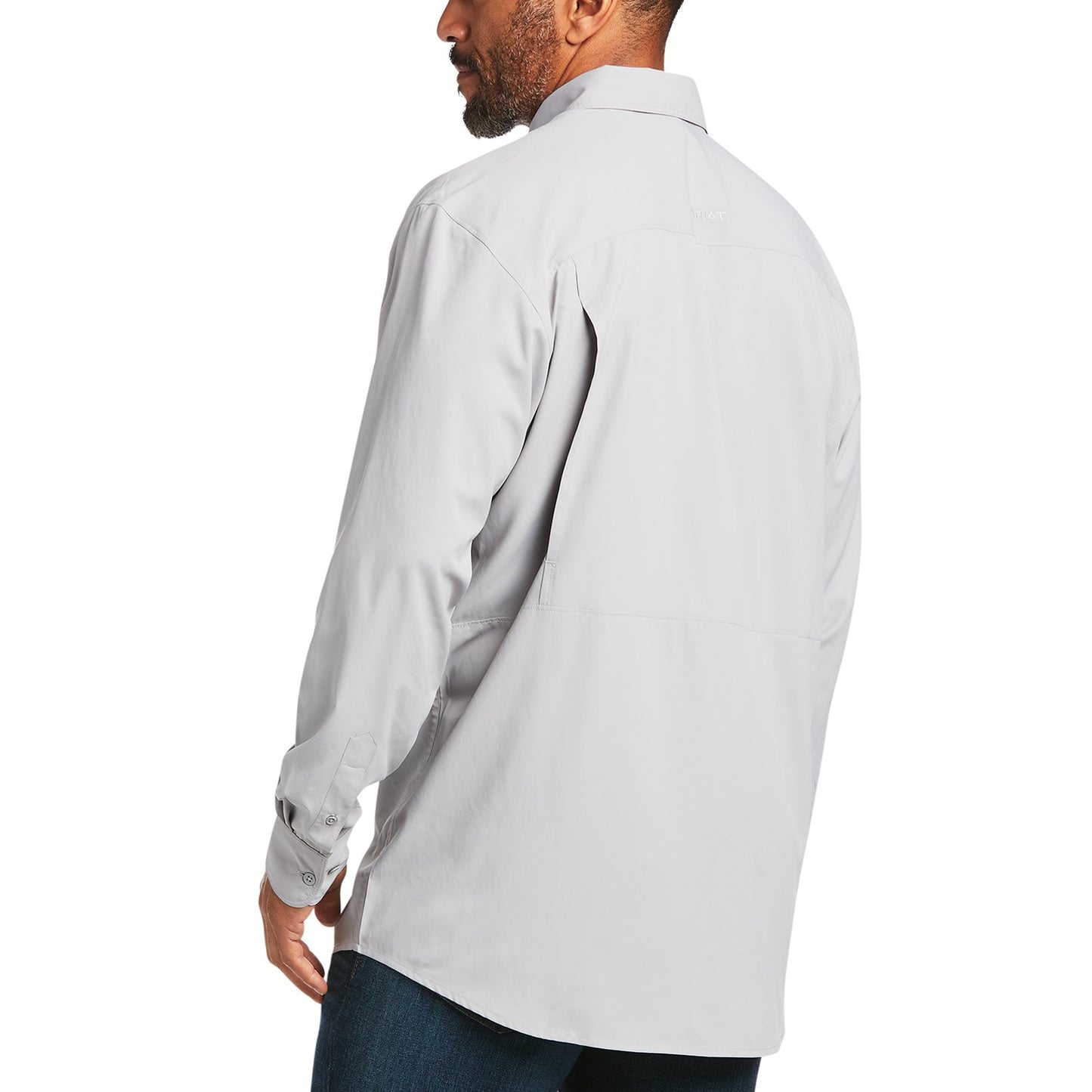Ariat® Men's VentTek™ Outbound Echo Grey Long Sleeve Shirt 10039579