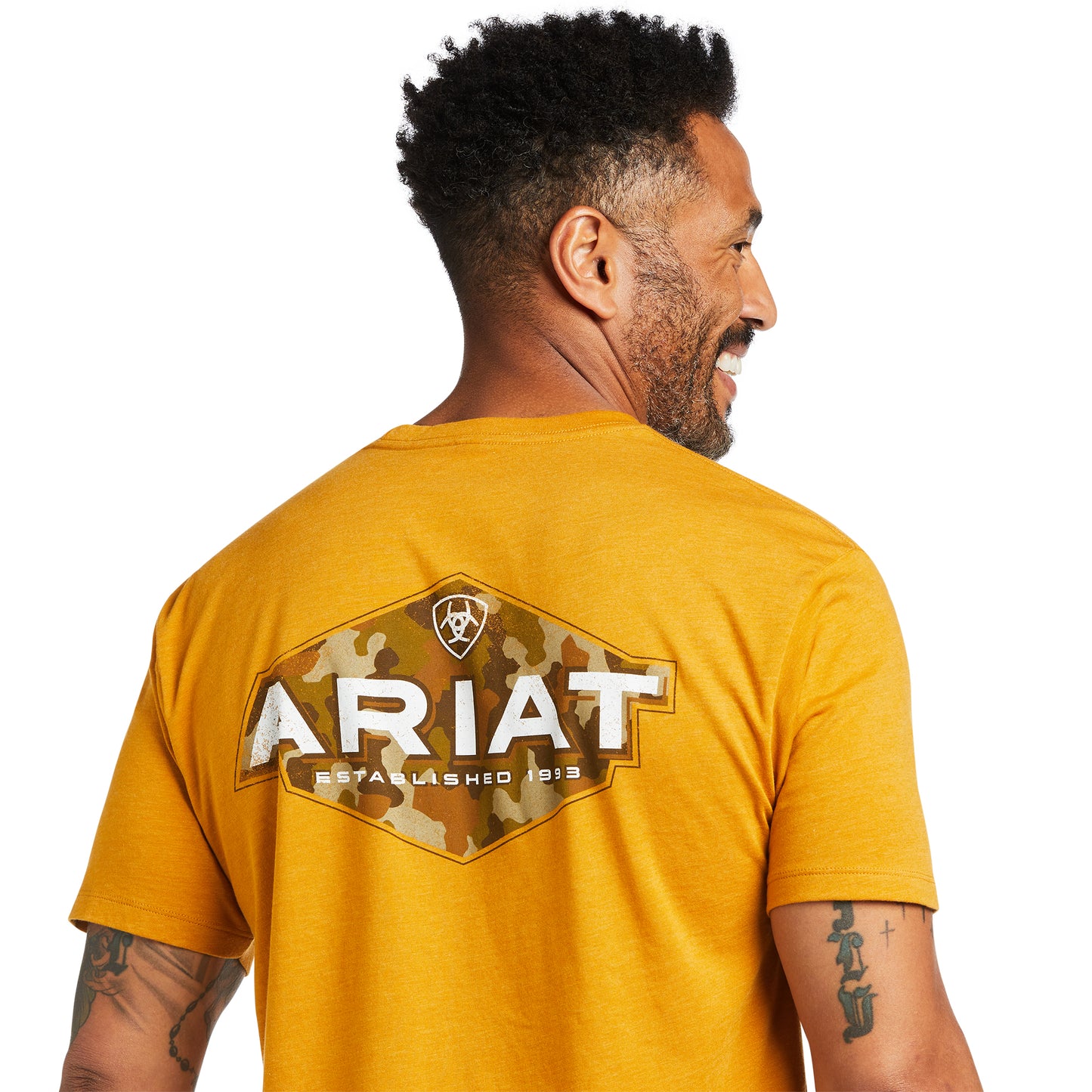 Ariat® Men's Woodlands Buckthorn Heather Short Sleeve T-Shirt 10039923