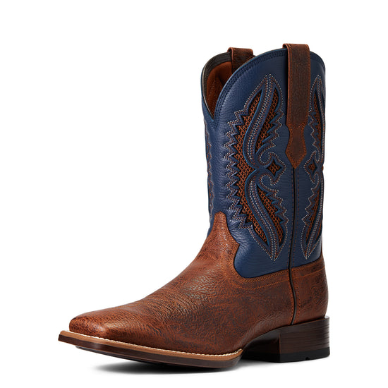 Ariat® Men's VentTEK™ 360° Rowder Tan & Blue Boots 10040238