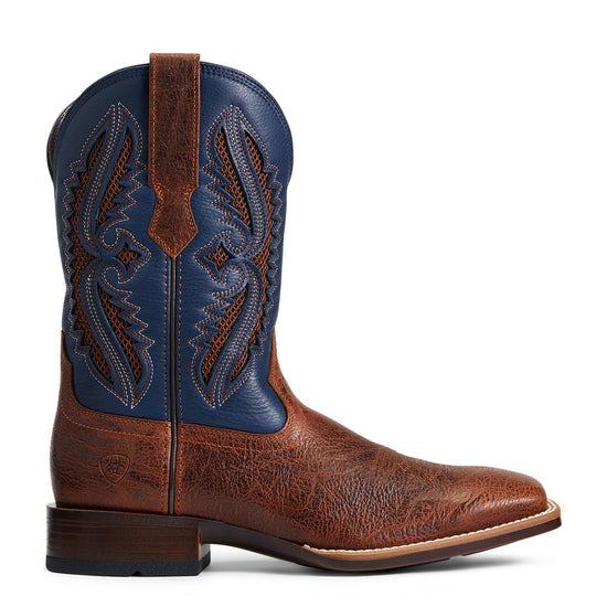 Ariat® Men's VentTEK™ 360° Rowder Tan & Blue Boots 10040238