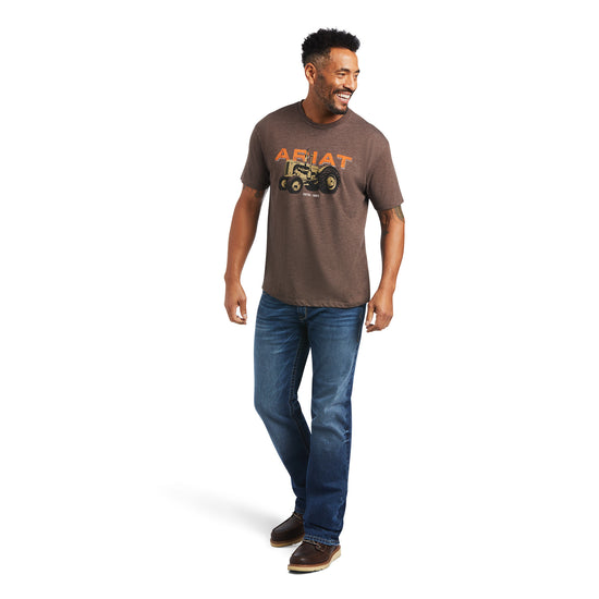 Ariat® Men's Tractor Graphic Brown Heather T-Shirt 10040866