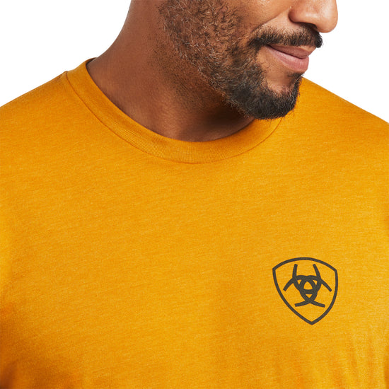 Ariat® Men's Buckthorn Heather Rope Shield Graphic T-Shirt 10040870