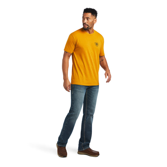 Ariat® Men's Buckthorn Heather Rope Shield Graphic T-Shirt 10040870