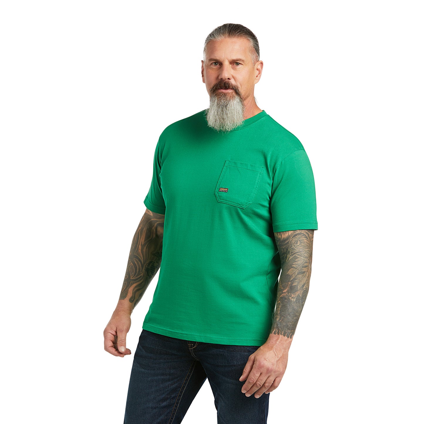 Ariat Men's Rebar Cotton Strong American Outdoors Amazon Shirt 10039145