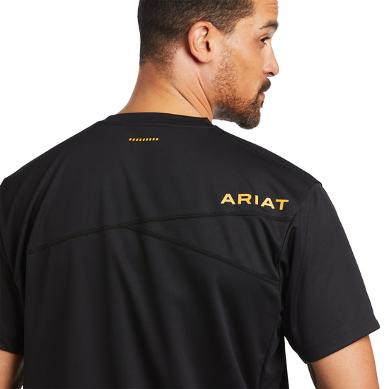 Ariat® Men's Polar Elite All Seasons Black T-Shirt 10039171
