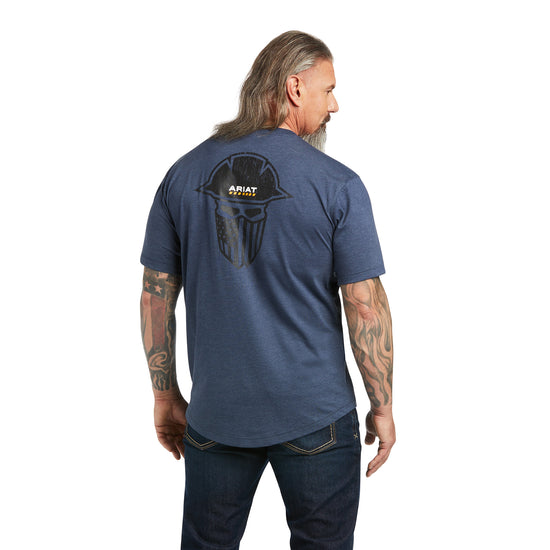 Ariat Men's Rebar Workman Full Cover Slate Heather T-shirt 10039179