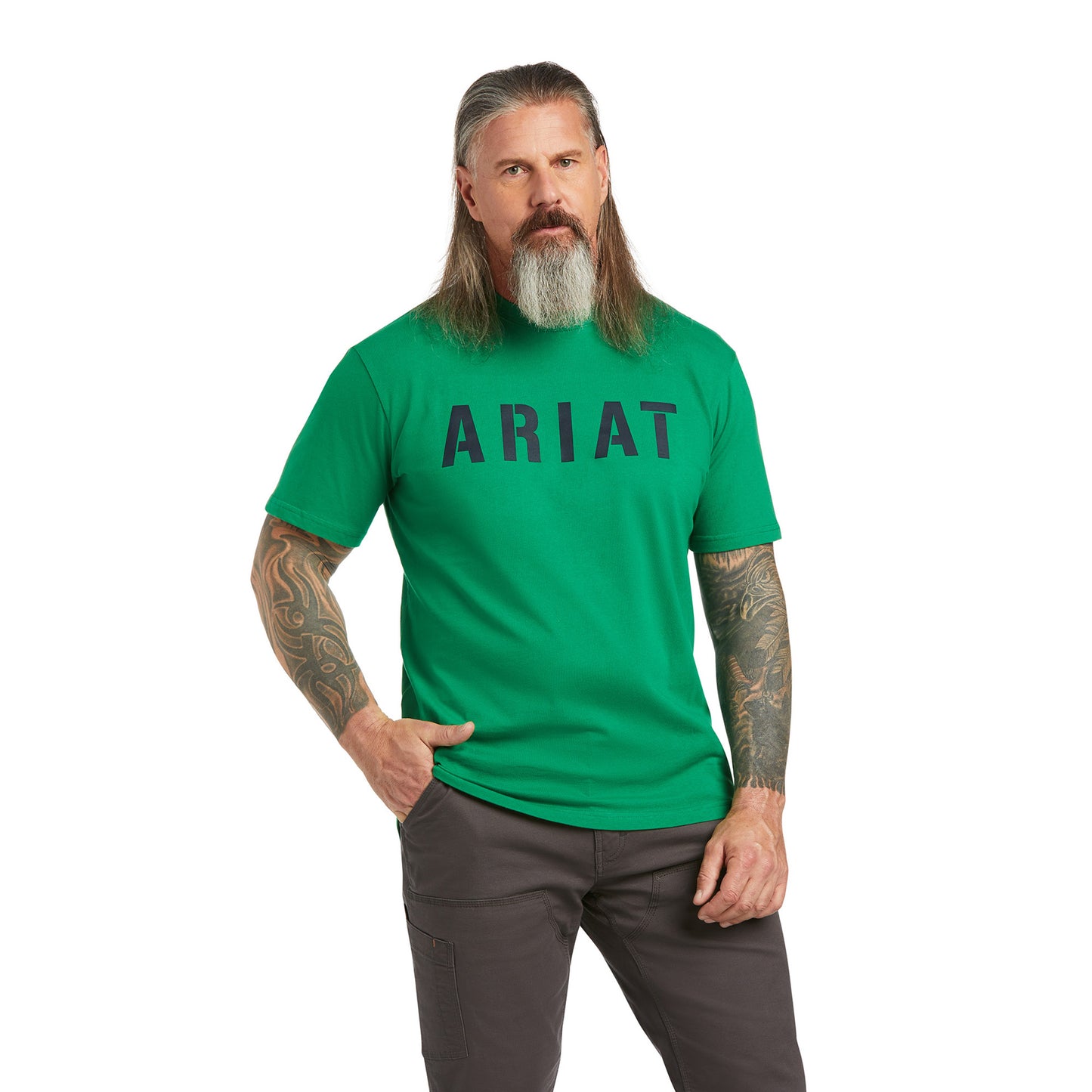Ariat Men's Rebar Cotton Strong Block Amazon T-shirt 10039409