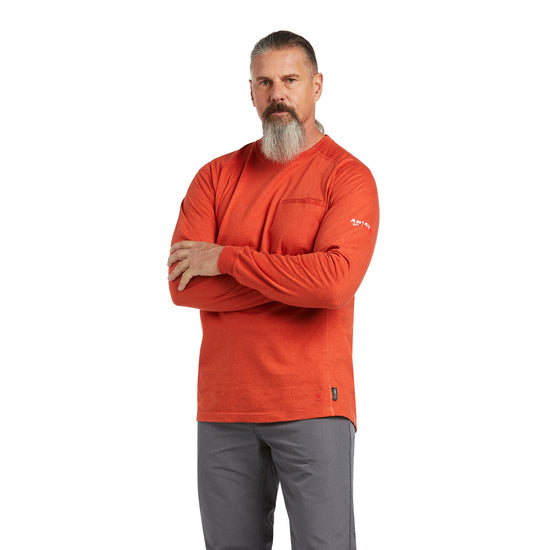 Ariat® Men's FR Air Full Cover Volcanic Heather T-Shirt 10039433