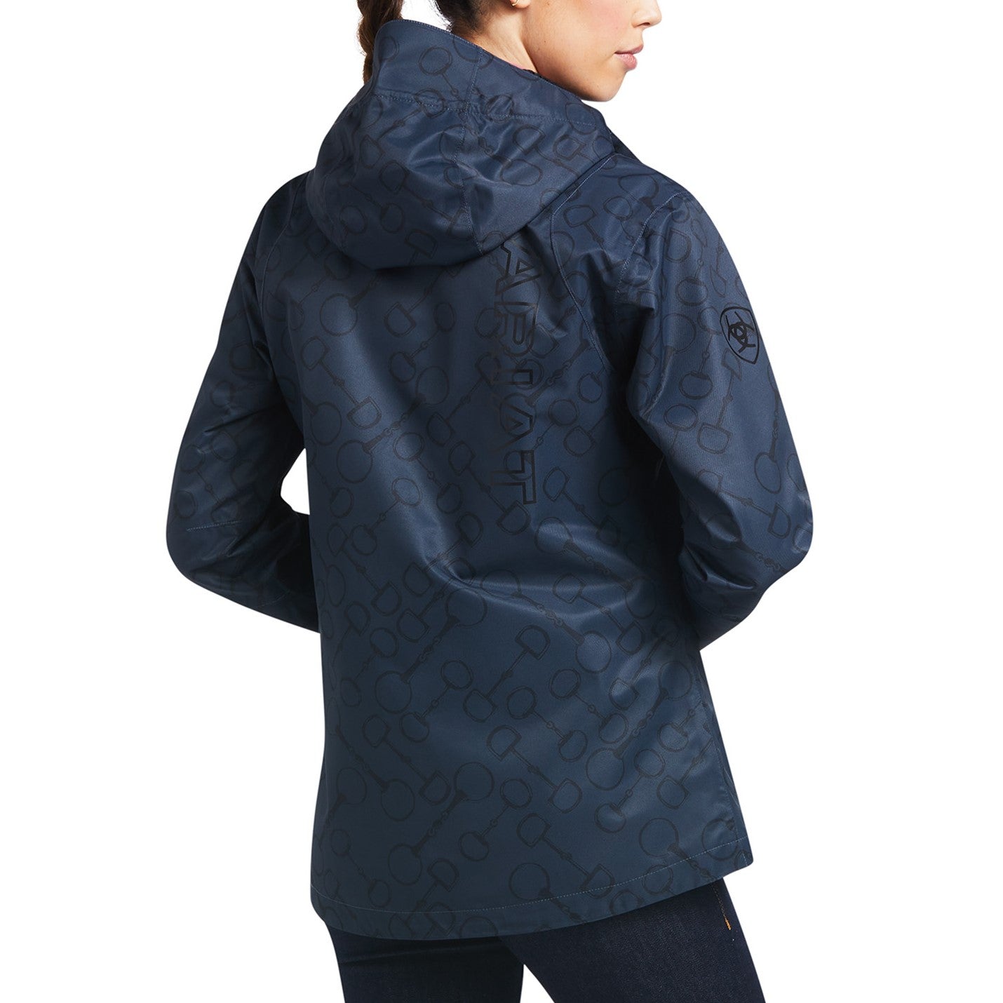 Ariat® Ladies Spectator Blue Nights Bit Print Waterproof Jacket 10039215