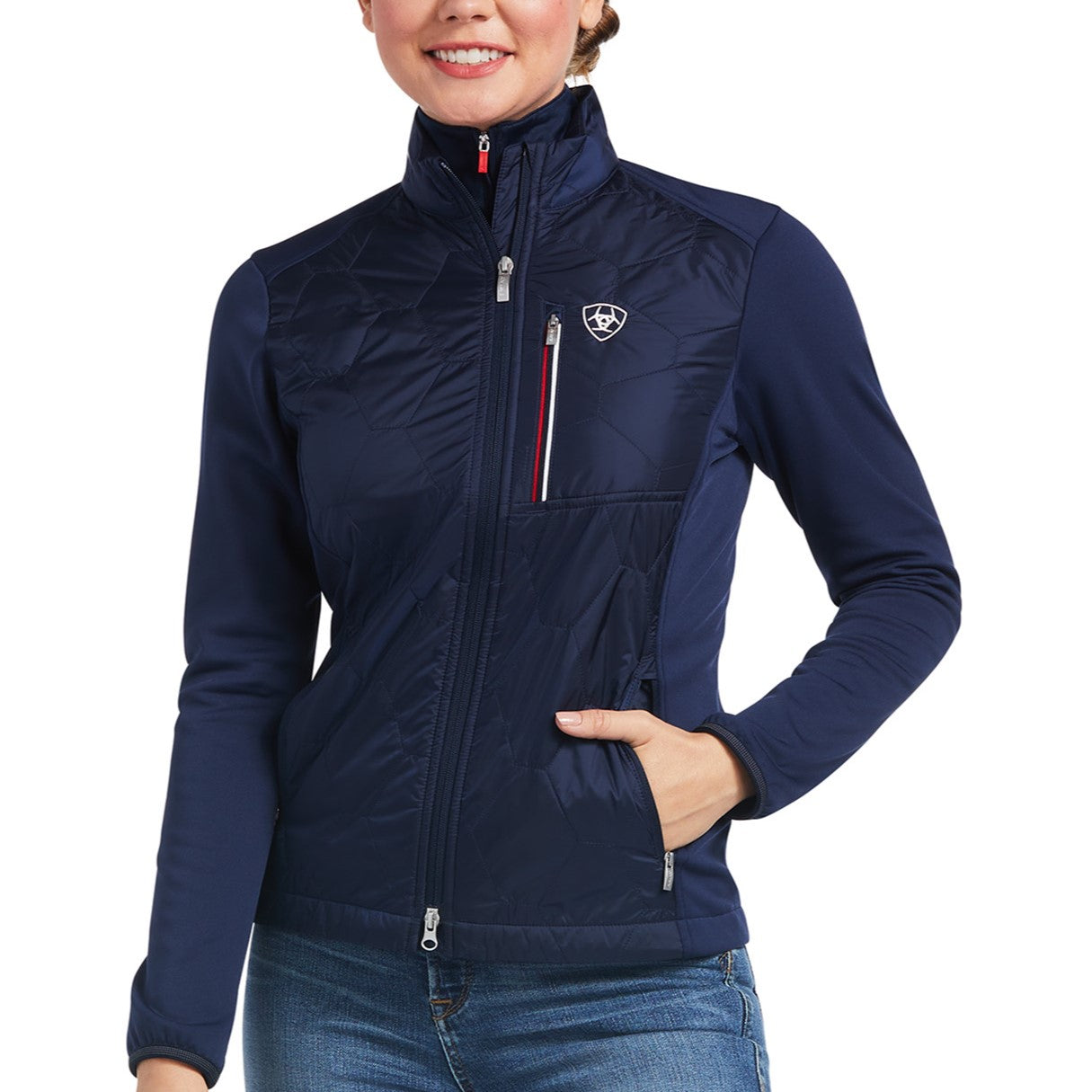 Ariat® Ladies Fusion Team Navy Insulated Jacket 10039219