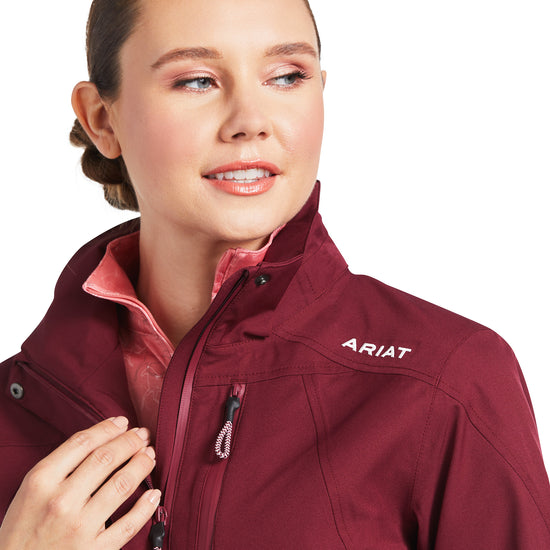 Ariat® Ladies Coastal Waterproof Zinfandel Jacket 10039349