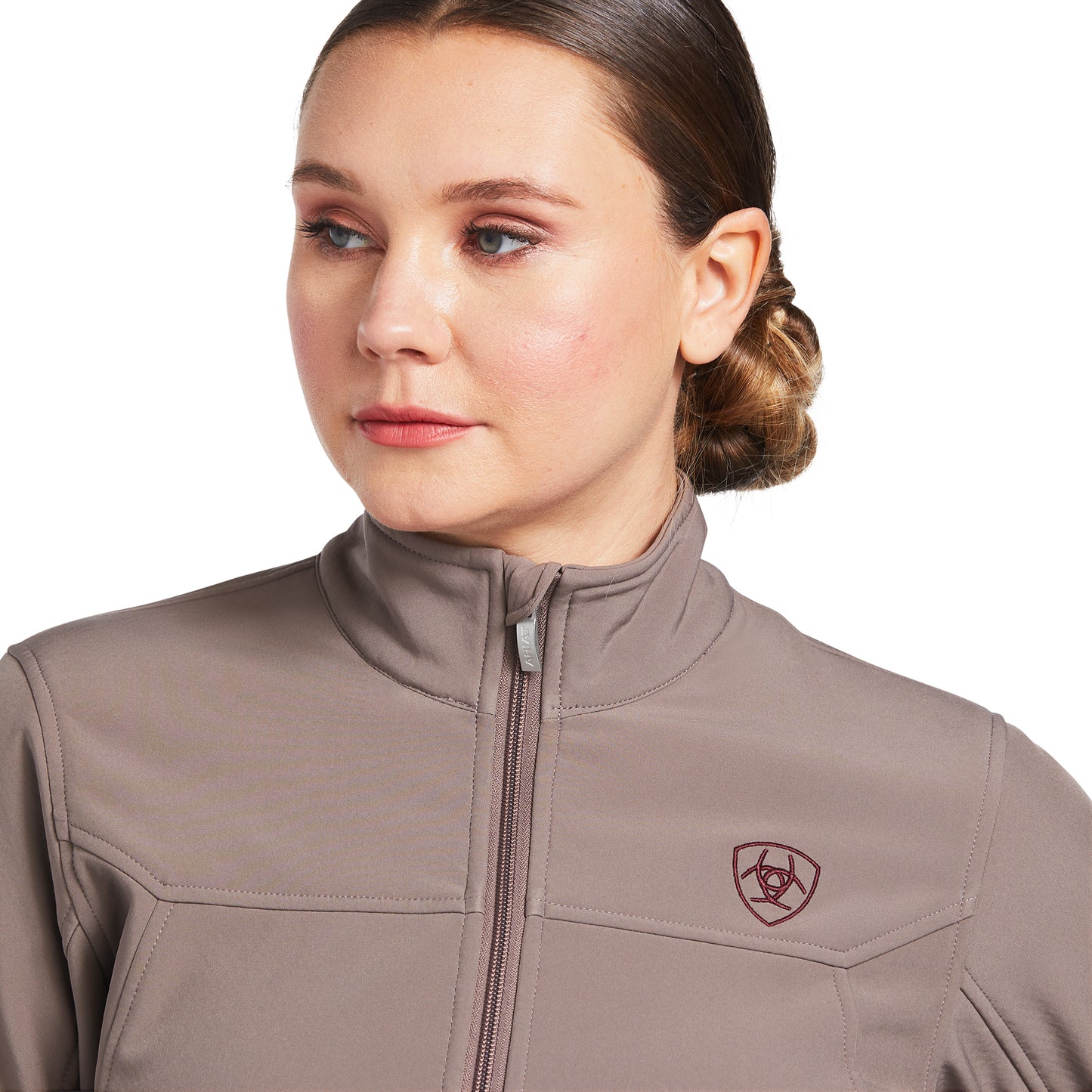 Ariat® Ladies New Team Taupe Softshell Jacket 10039366