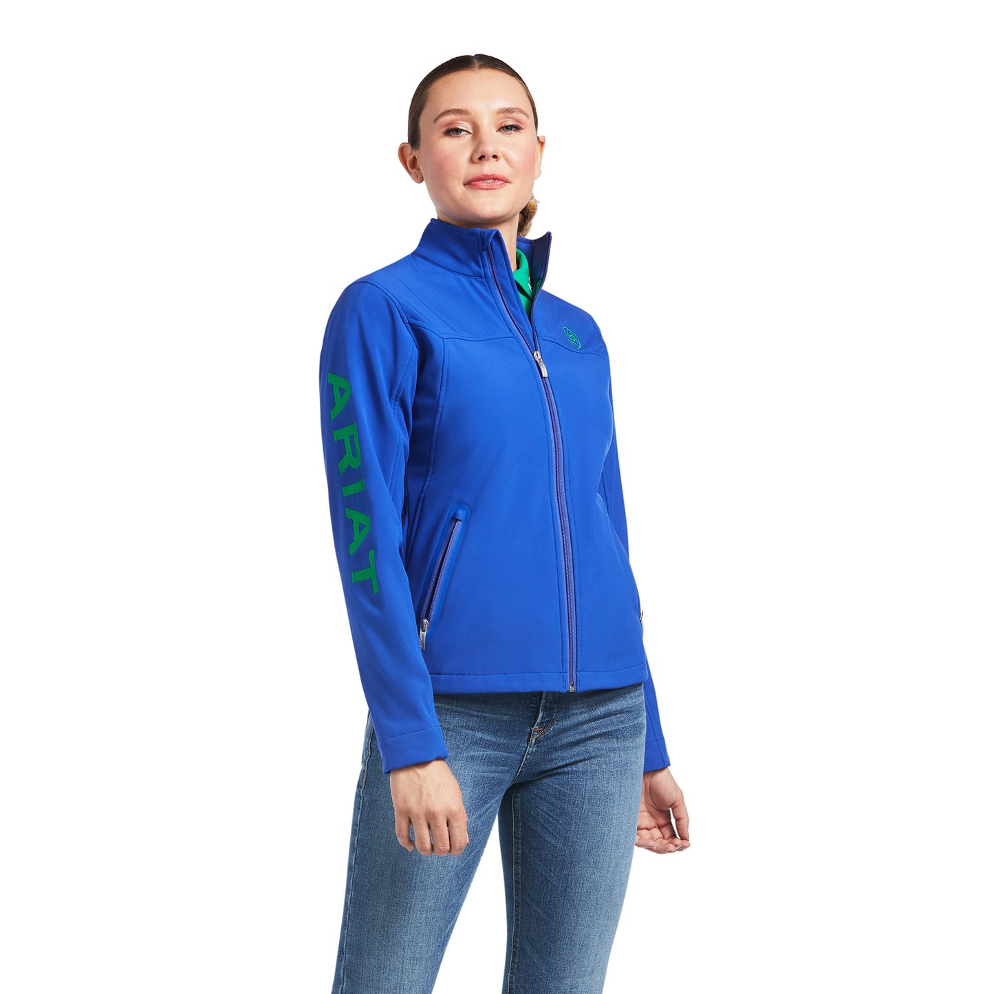 Ariat® Ladies New Team Mazarine Blue Softshell Jacket 10039367