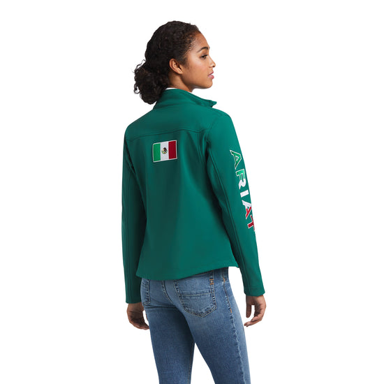 Ariat® Ladies Classic Team Verde Softshell Mexico Jacket 10039460