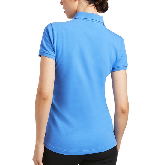 Ariat® Ladies Prix 2.0 Short Sleeve Reykjavik Blue Polo Shirt 10039472