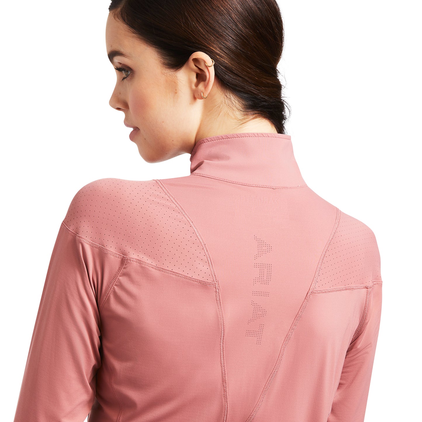 Ariat® Ladies Auburn 1/4 Zip Antique Rubia Baselayer Shirt 10039493