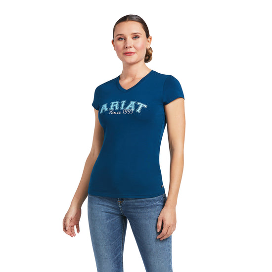 Ariat Ladies Since 1993 Blue Opal Short Sleeve T-Shirt 10039652