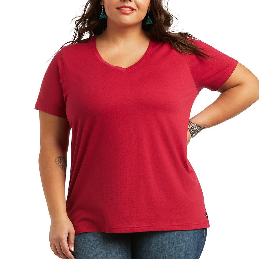 Ariat® Ladies Element Red Bud Short Sleeve Shirt 10039421