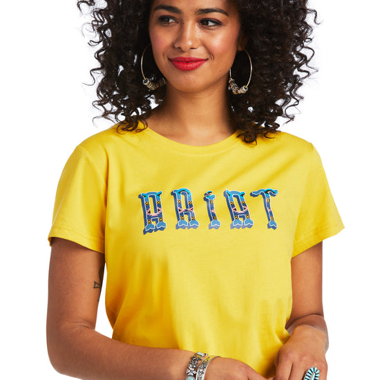 Ariat Ladies R.E.A.L™ Kinship Spicy Mustard Short Sleeve Shirt 10039528