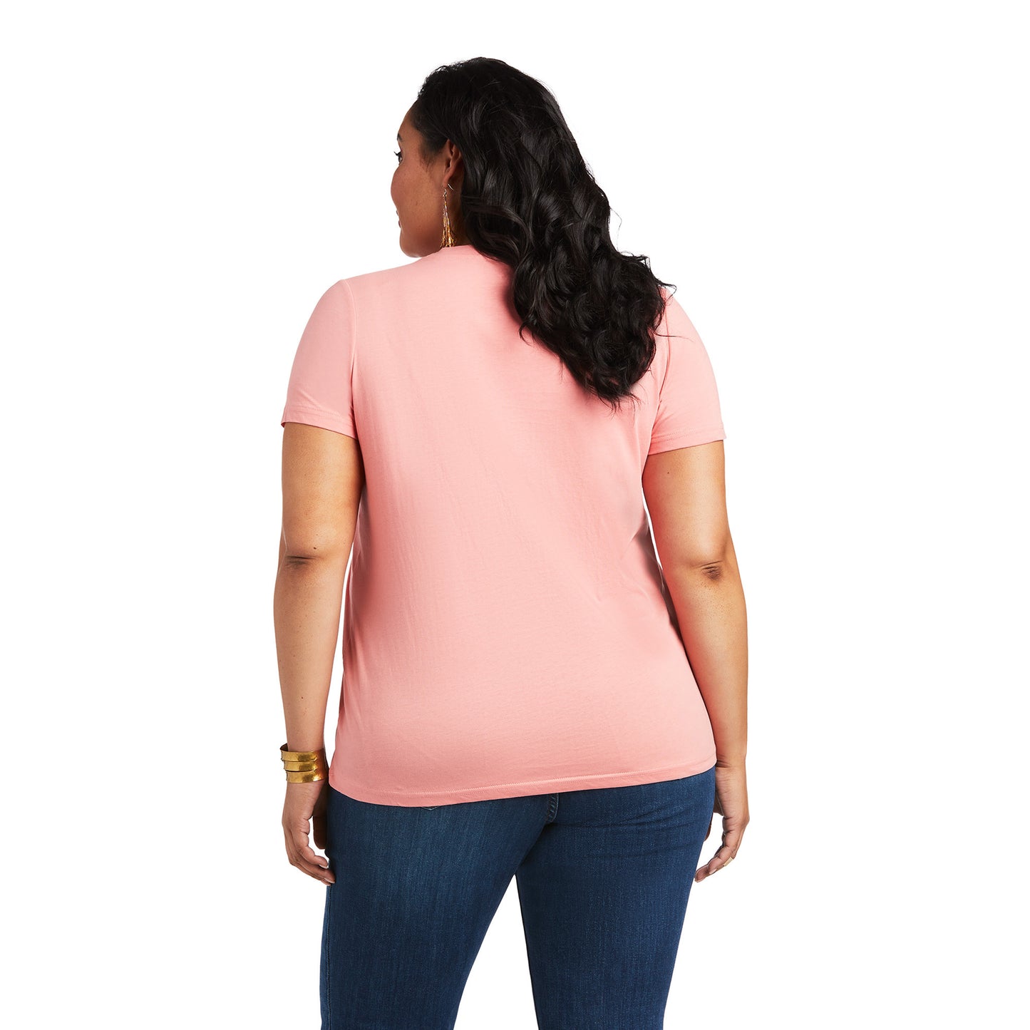 Ariat Ladies R.E.A.L™ Kinship Peach Blossom Short Sleeve T-Shirt 10039529