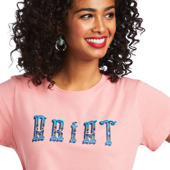 Ariat Ladies R.E.A.L™ Kinship Peach Blossom Short Sleeve T-Shirt 10039529