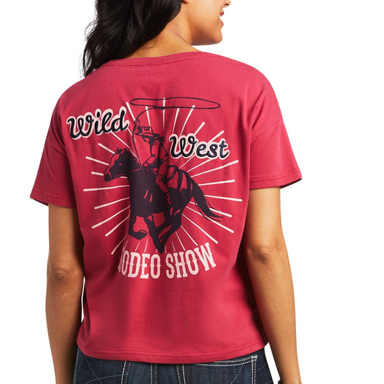 Ariat® Ladies Rodeo Show Red Bud Short Sleeve T-Shirt 10039830