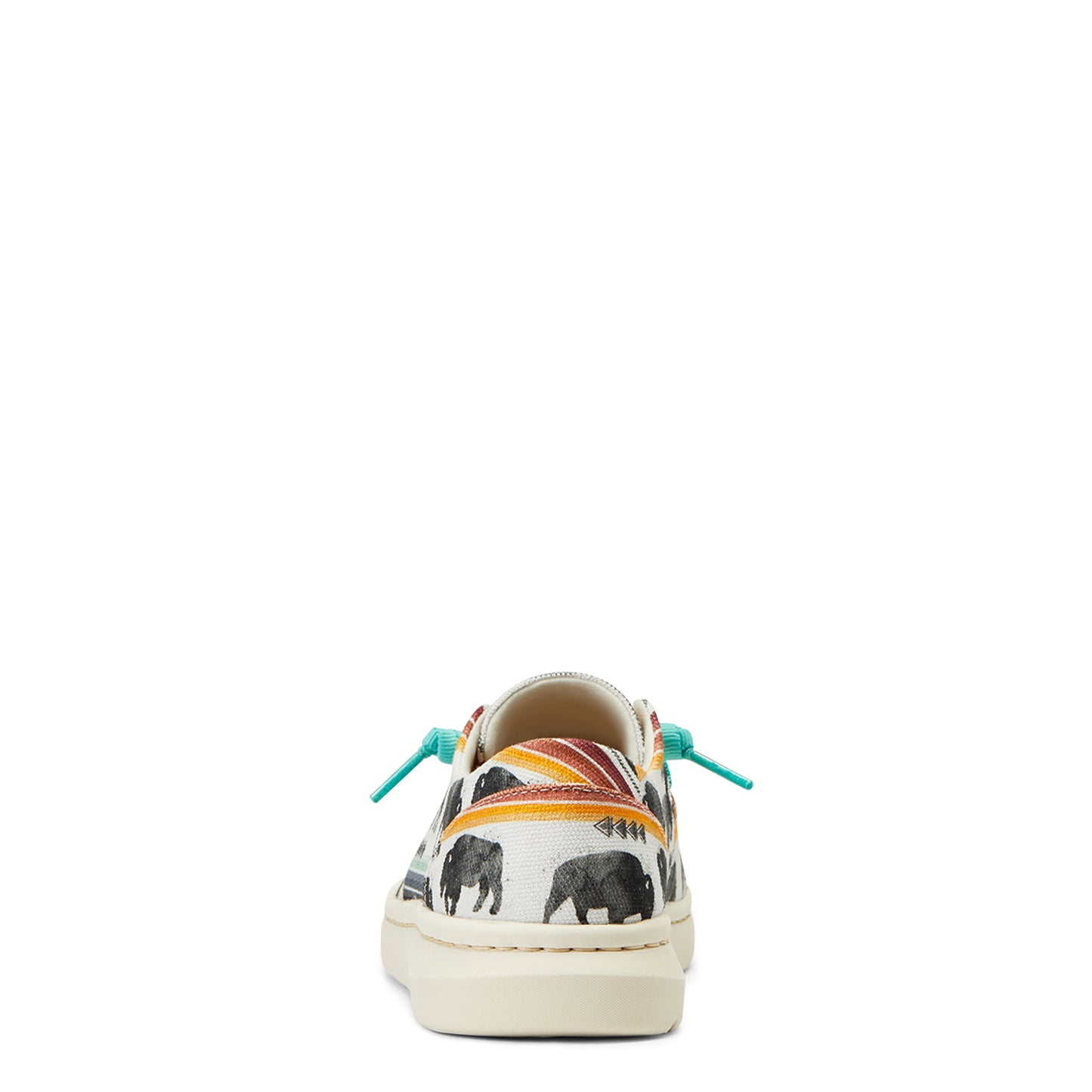 Ariat® Ladies Hilo Moc Toe Buffalo Print Casual Shoes 10040306