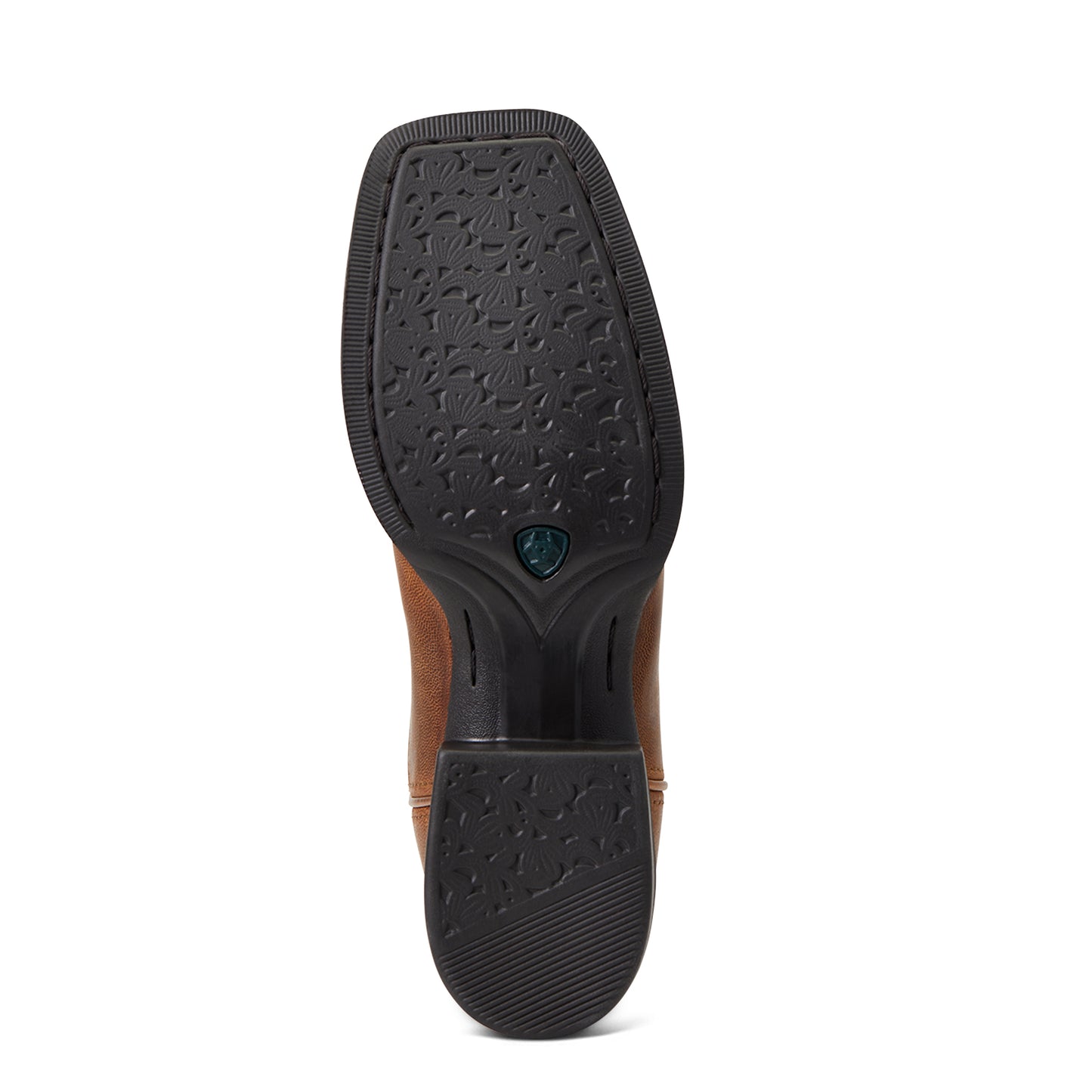 Ariat Ladies Round Up Pearl Brown & Leopard Wide Square 10040363