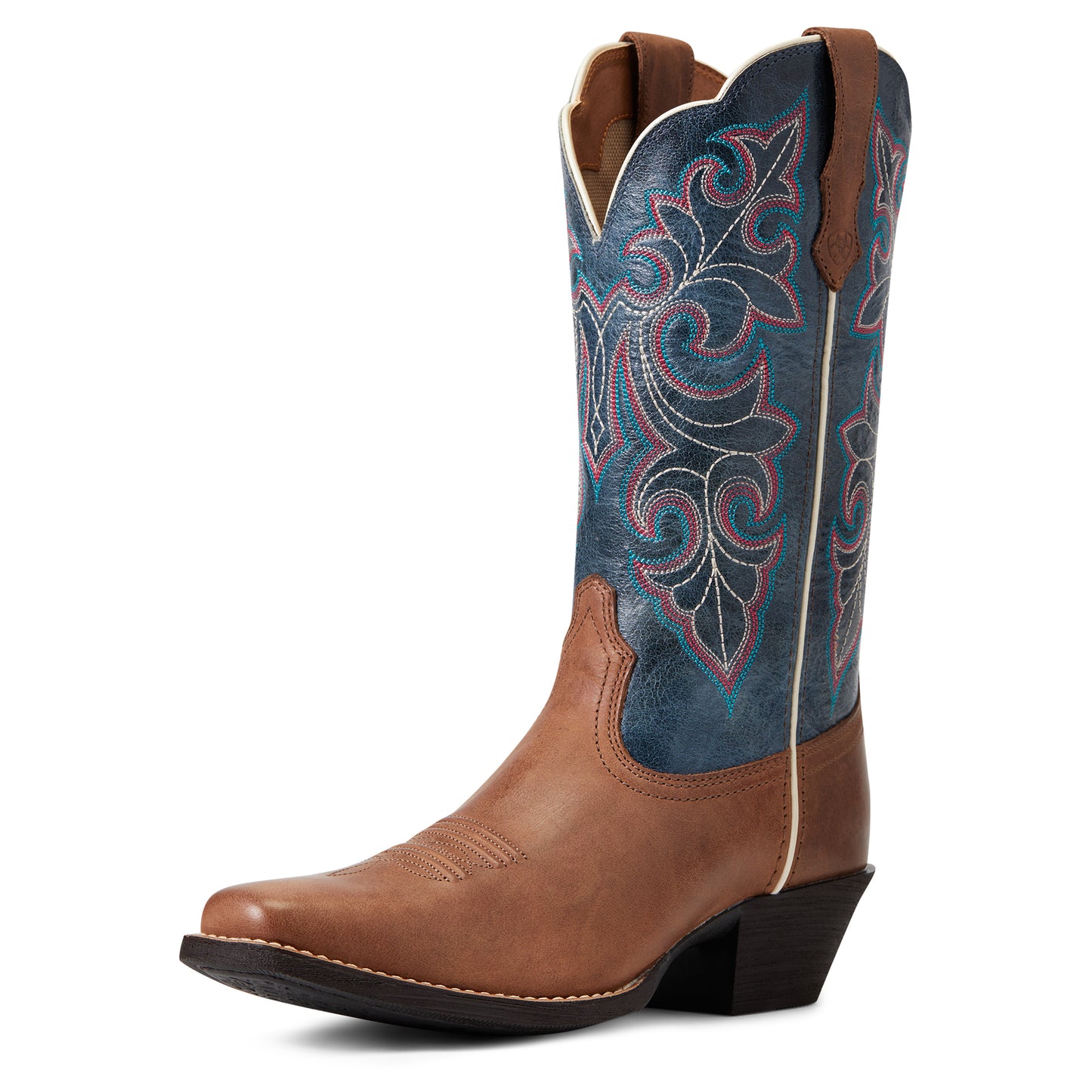 Ariat® Ladies Round Up Storming Brown Square Toe Boots 10040446