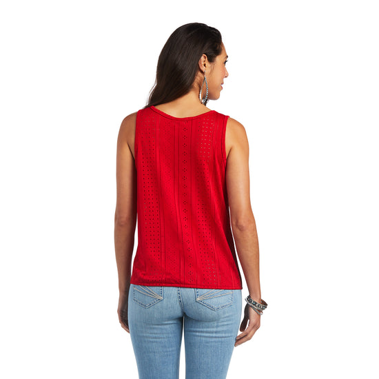 Ariat® Ladies Smith Salsa Red Tank Top 10040513