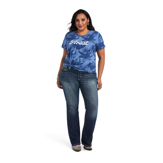 Ariat® Women's REAL Island Shadow Print T-Shirt 10040536
