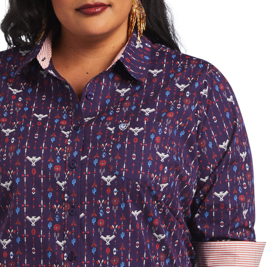 Ariat Ladies Kirby Stretch Tribal Lore Print Shirt 10040579