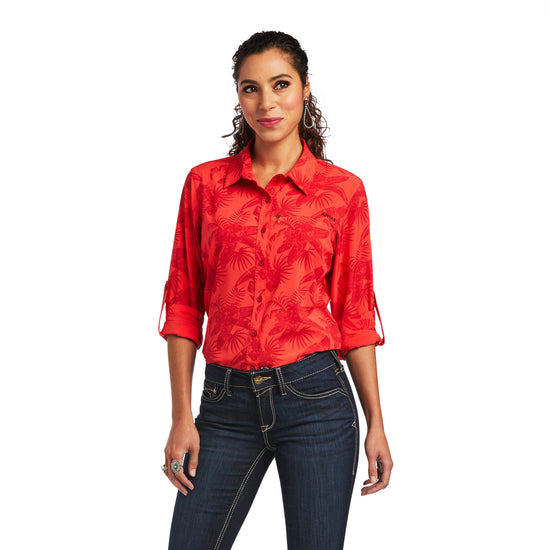 Ariat® Women's VentTEK™ Stretch Island Shadow Floral Print Shirt 10040584
