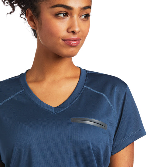 Ariat® Ladies Rebar Blue Polartec Elite All Seasons T-Shirt 10039611
