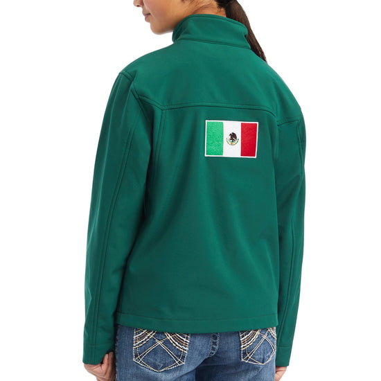 Ariat® Children's New Team Soft Shell Verde Mexico Jacket 10039202