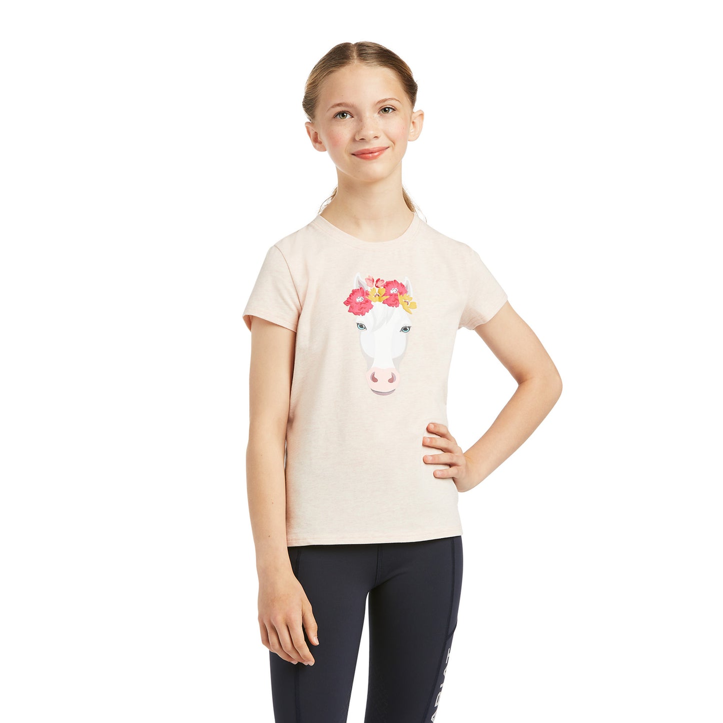 Ariat® Children's Wonderful Dream Pink Short Sleeve T-Shirt 10039646