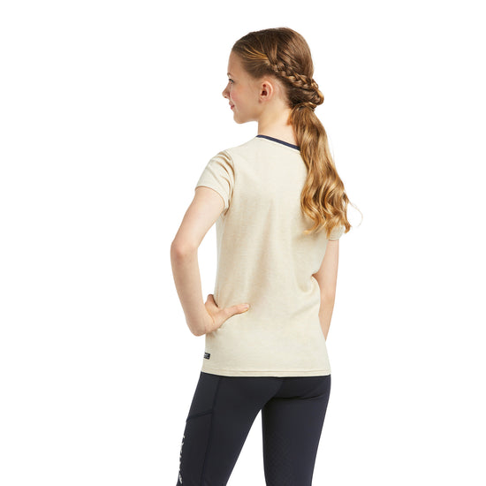 Ariat® Children's Fabulous Oatmeal Short Sleeve T-Shirt 10039648